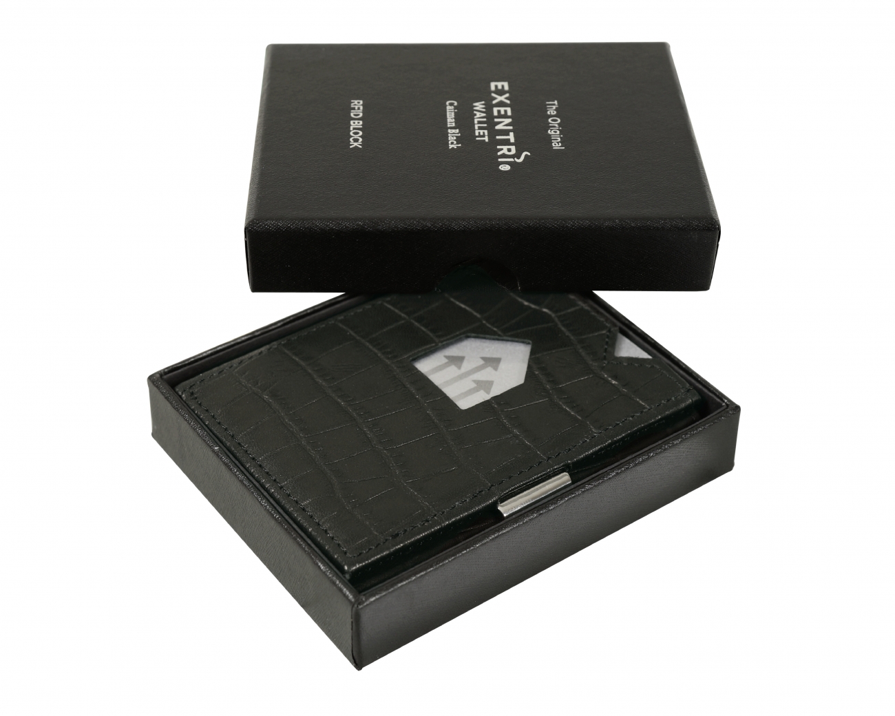 EXENTRI WALLET_CAIMAN BLACK