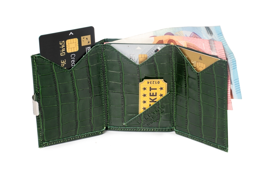 EXENTRI WALLET_CAIMAN GREEN