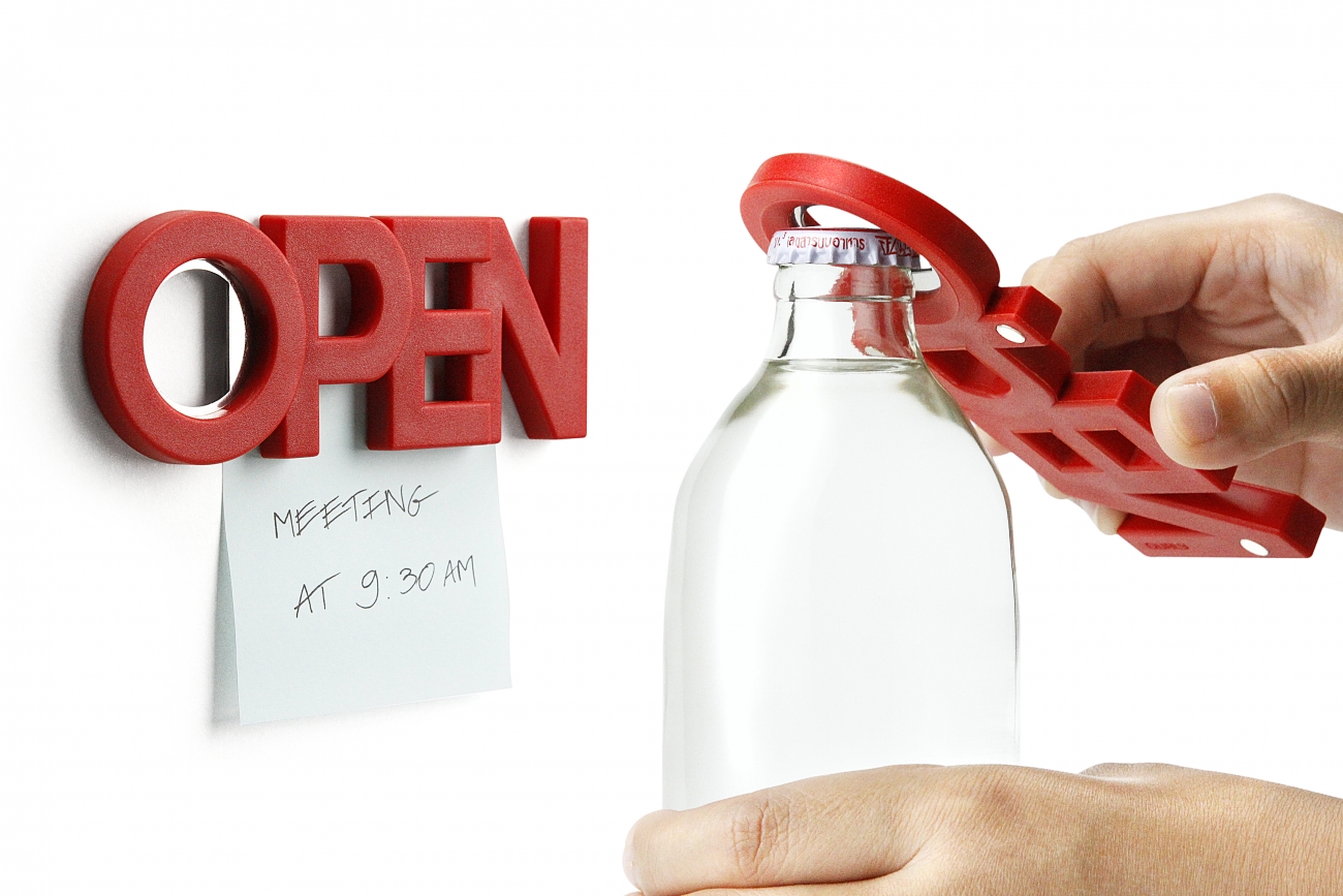 OPEN (BOTTLE OPENER)