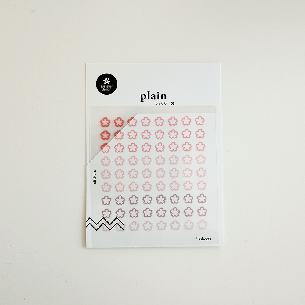 PLAIN deco x. 61 _ 3 sheets